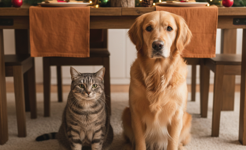 Alimentación navideña para mascotas