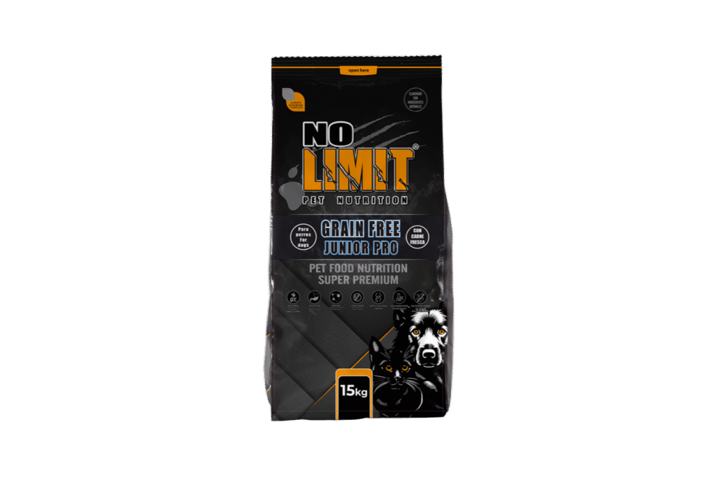 NO LIMIT JUNIOR PRO GRAIN FREE, pienso sin cereales para cachorros