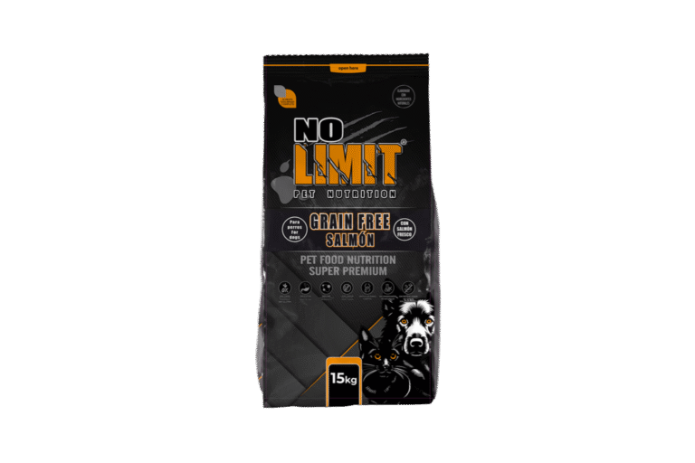 Saco NO LIMIT SALMÓN GRAIN FREE de 15 kg