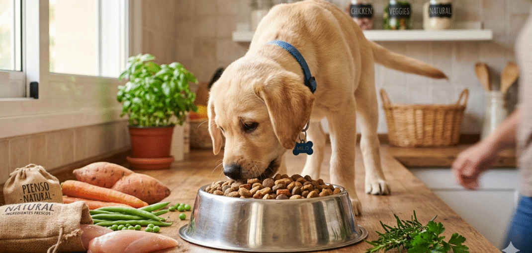 Pienso sin cereales para cachorros
