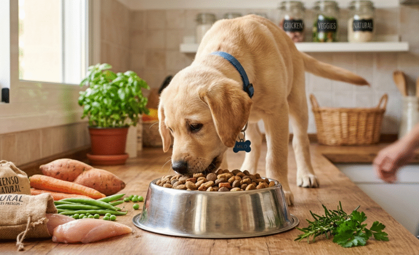 Pienso sin cereales para cachorros